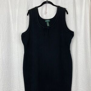 Lauren Ralph Lauren Women’s Ribbed Tank Maxi Dress sz 3X